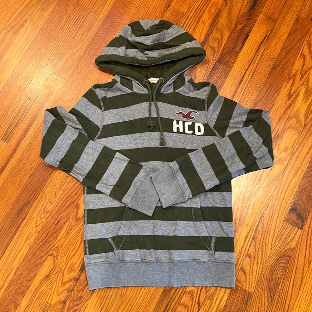 Hollister striped hoodie